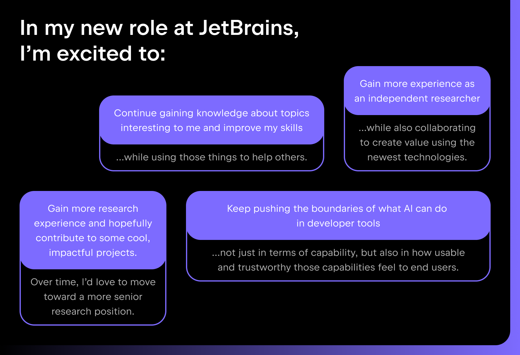 AI4SE interns are excited to work at JetBrains