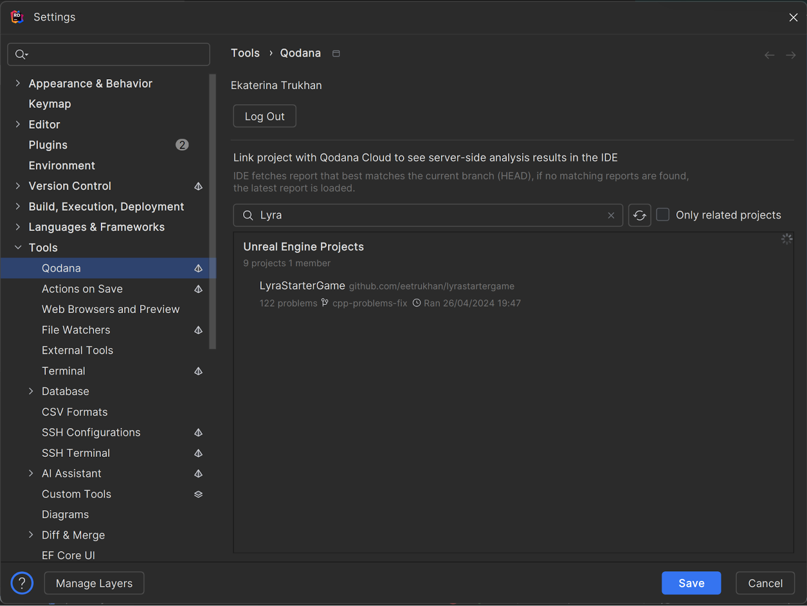 Linking the project to Qodana Cloud