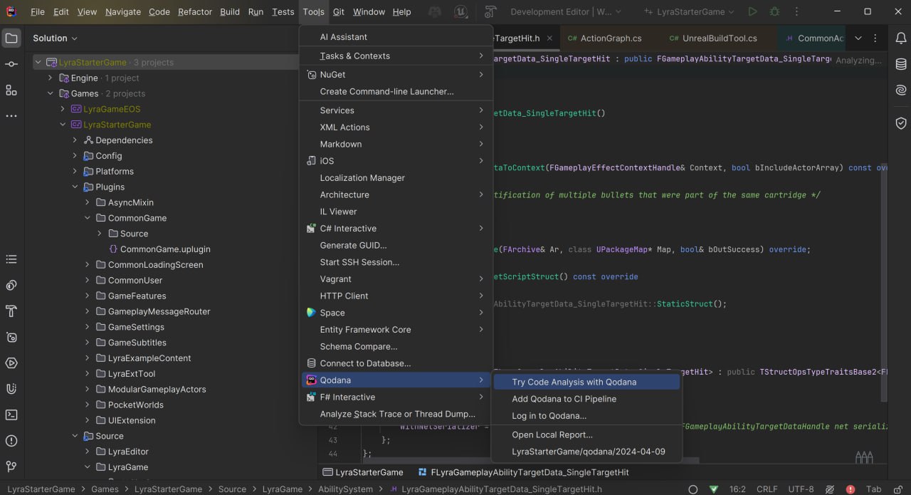 Running Qodana in the IDE