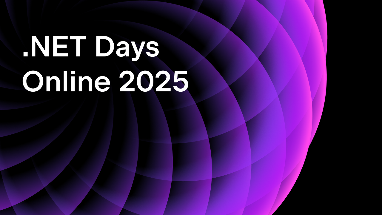 JetBrains .NET Days Online 2025 — October 8–9 — online event.