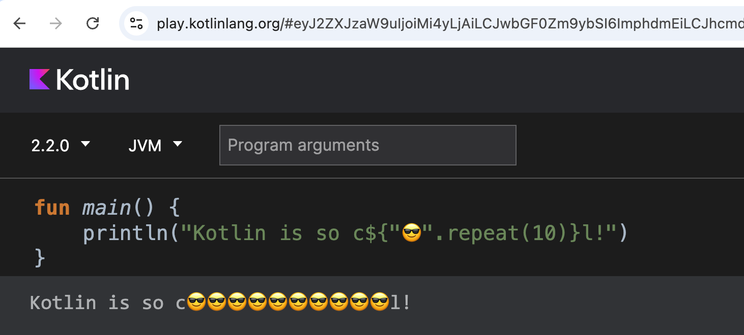 Kotlin Playground