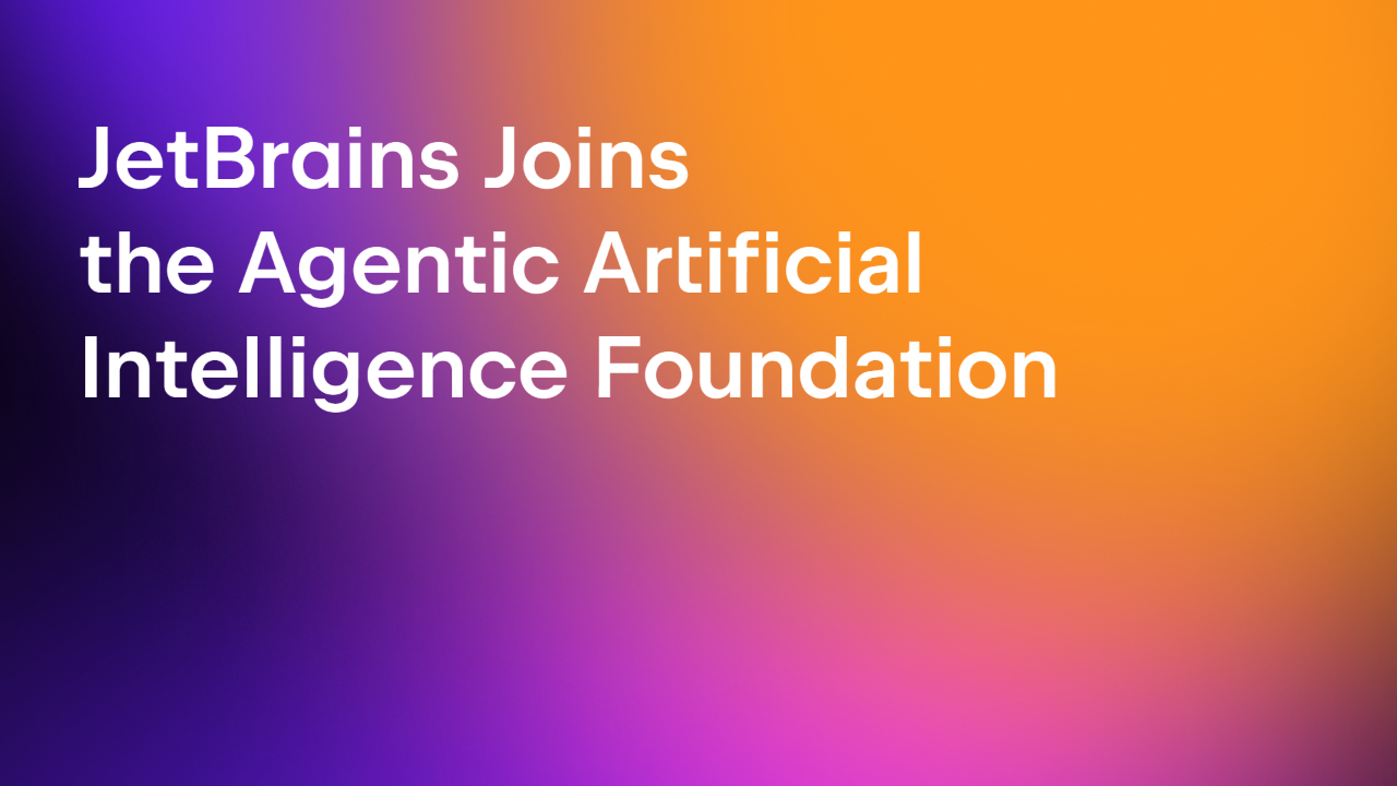 JetBrains joins the AAIF hosted by the Linux Foundation