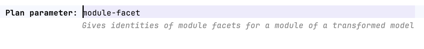 PlanParameter definition sample