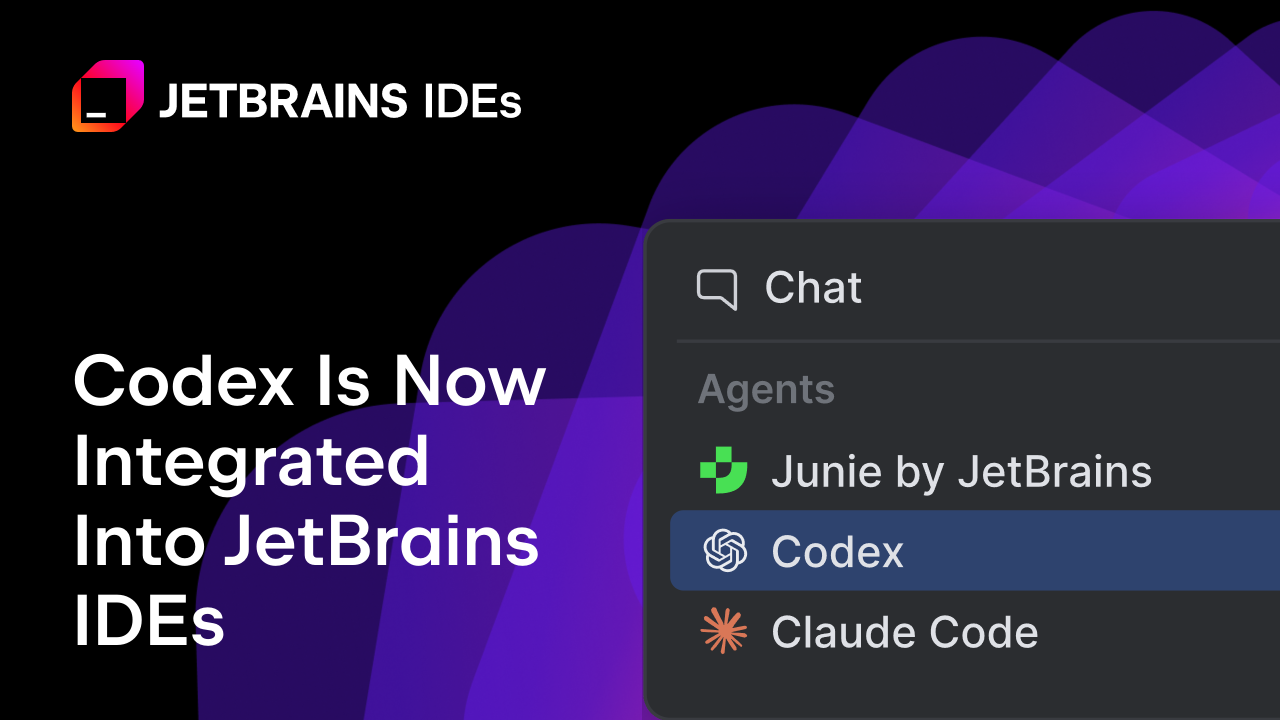 Codex现已集成至JetBrains IDE