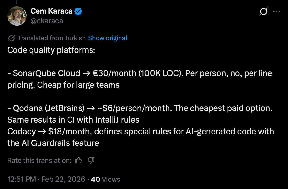 SonarQube vs. Qodana