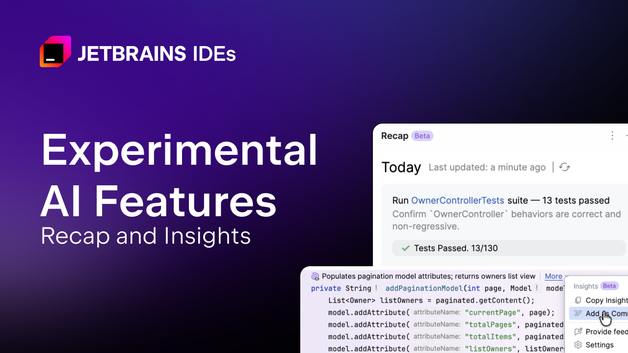 JetBrains IDE的实验性AI功能：回顾与见解