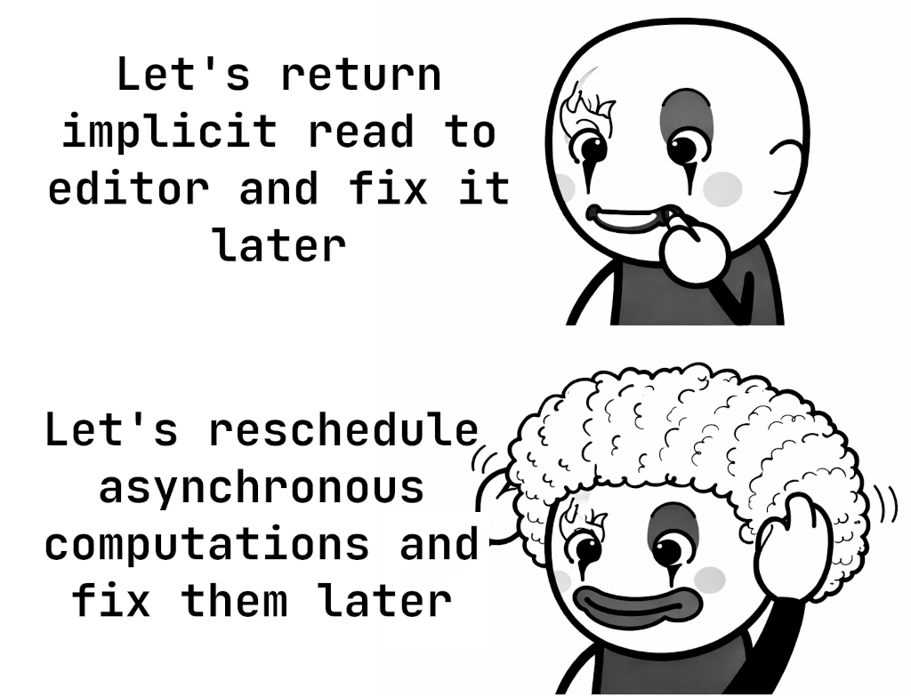 Comic about how certain tasks need to be done later and no matter what you chose, it has drawbacks