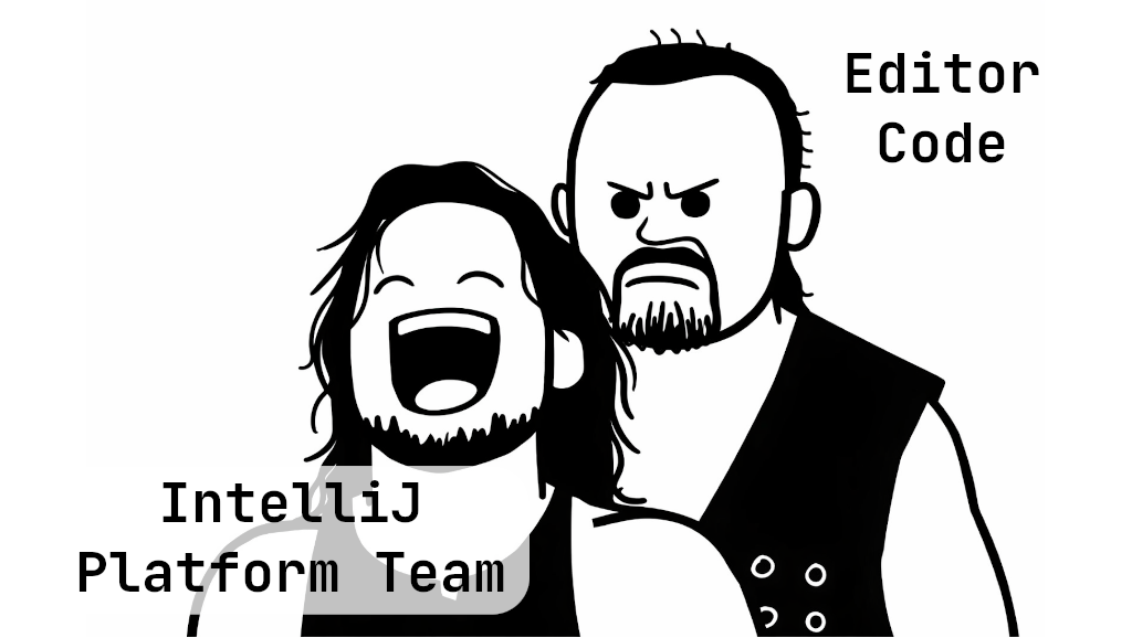 The IntelliJ Platform team has to work around old editor code