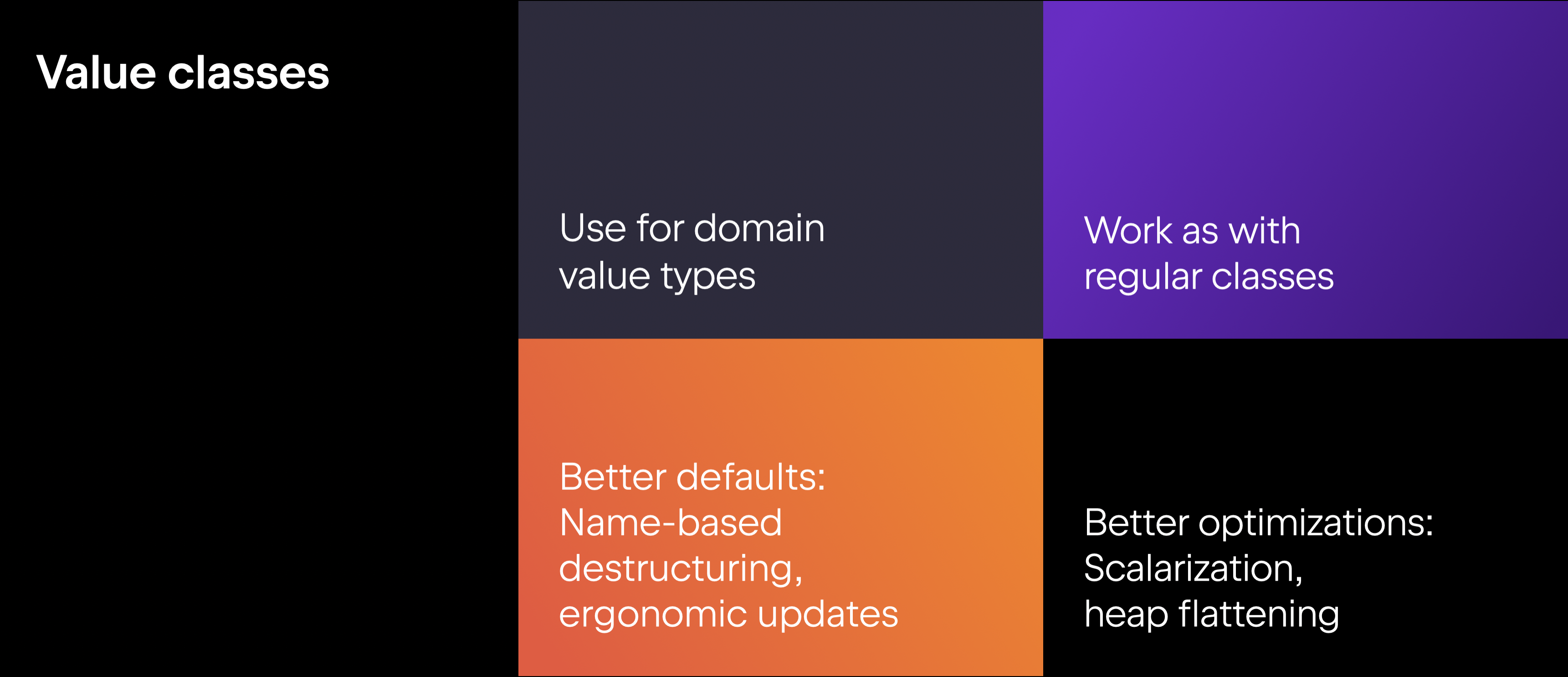 Kotlin value classes