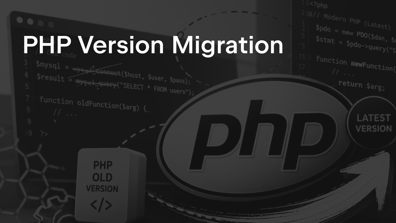 PHP version migration