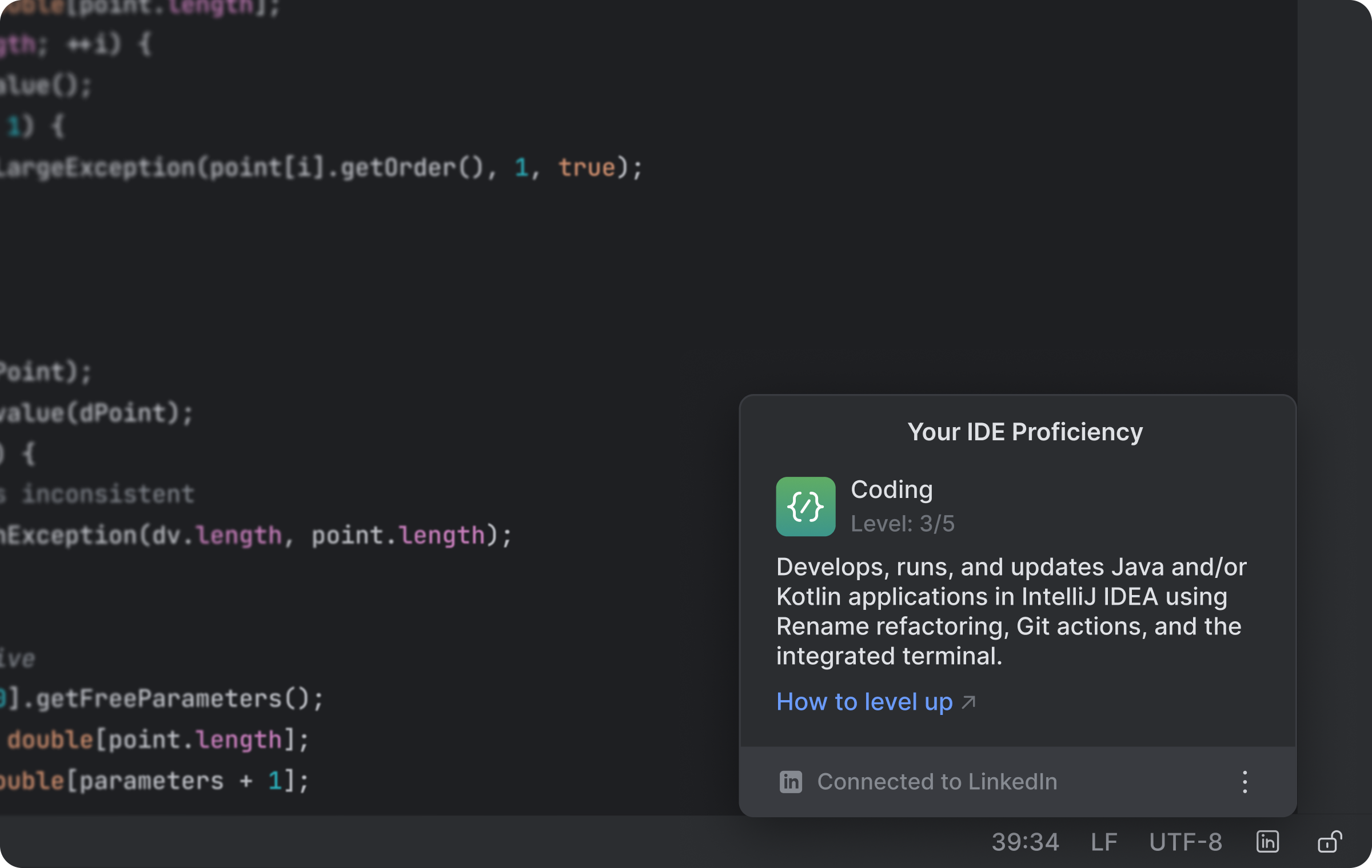 LinkedIn-integration-in-JetBrains-IDEs-example