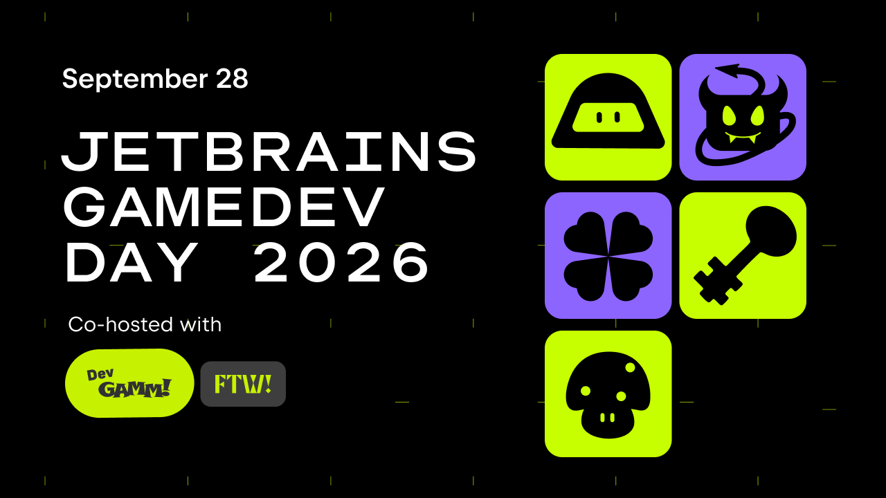 Register Now for JetBrains GameDev Day 2026