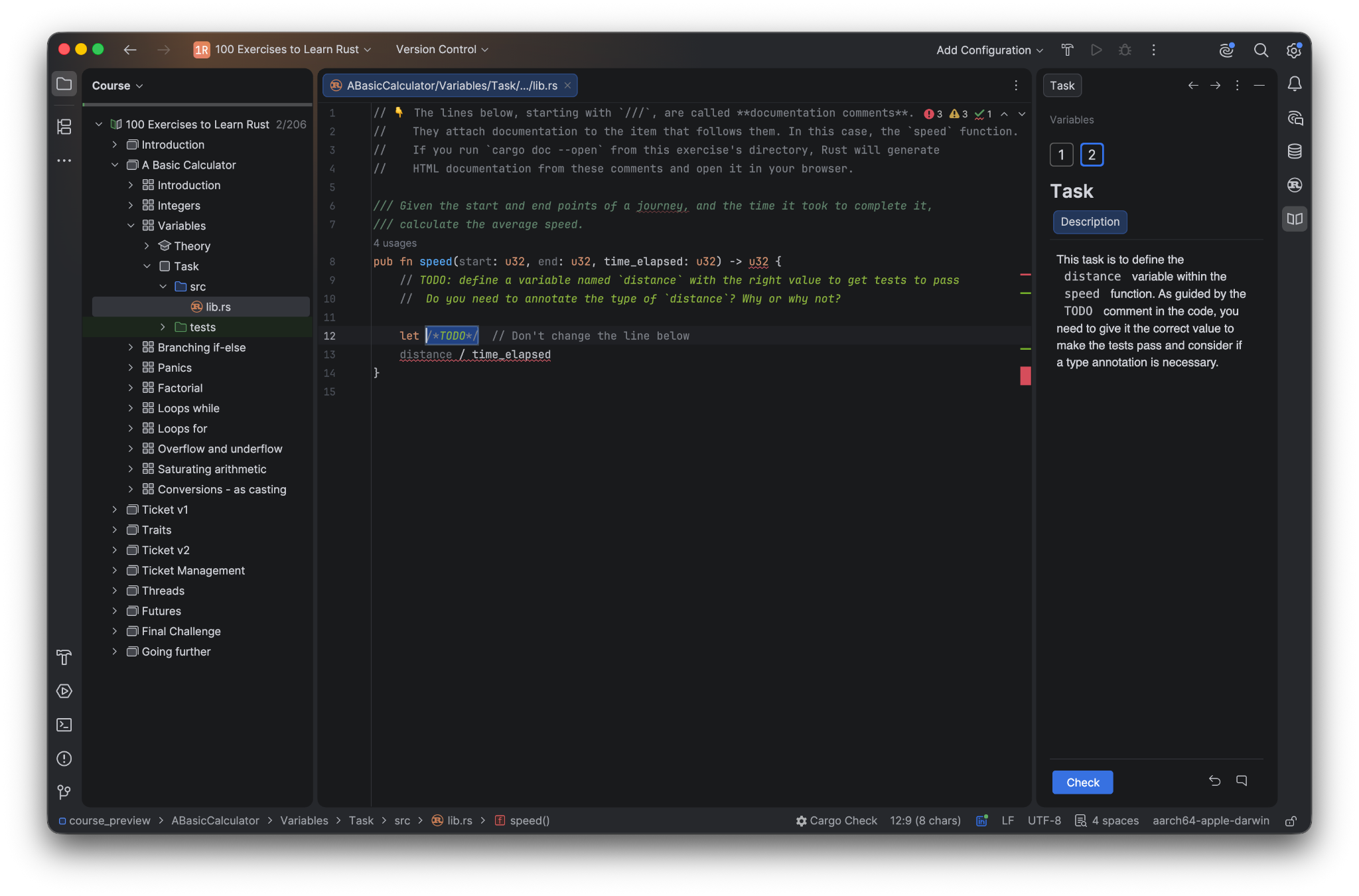 100 Exercises to Learn Rust
